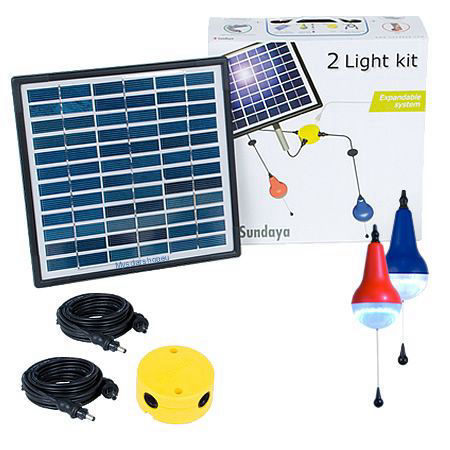 2 set Sundaya solar lamps
